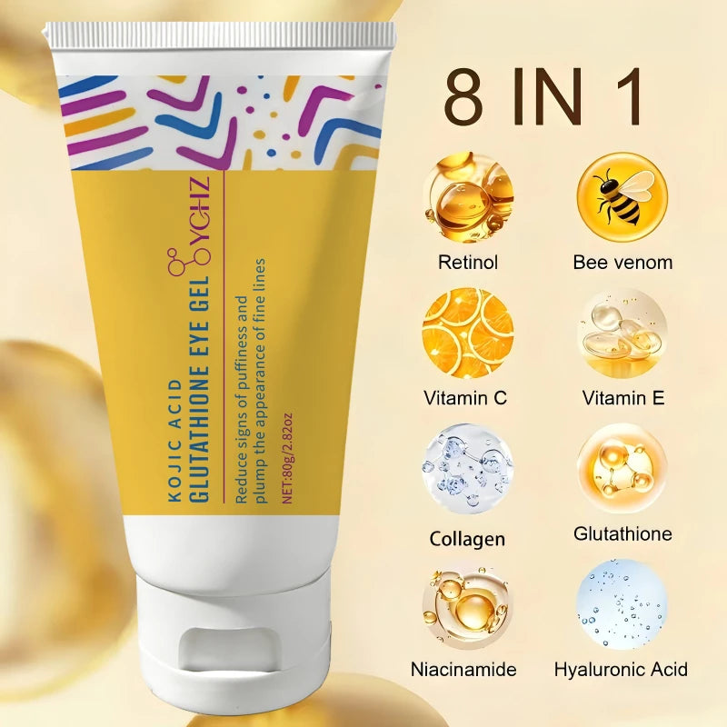 Kojic Acid & Glutathione Eye Cream – Dark Circles & Bags
