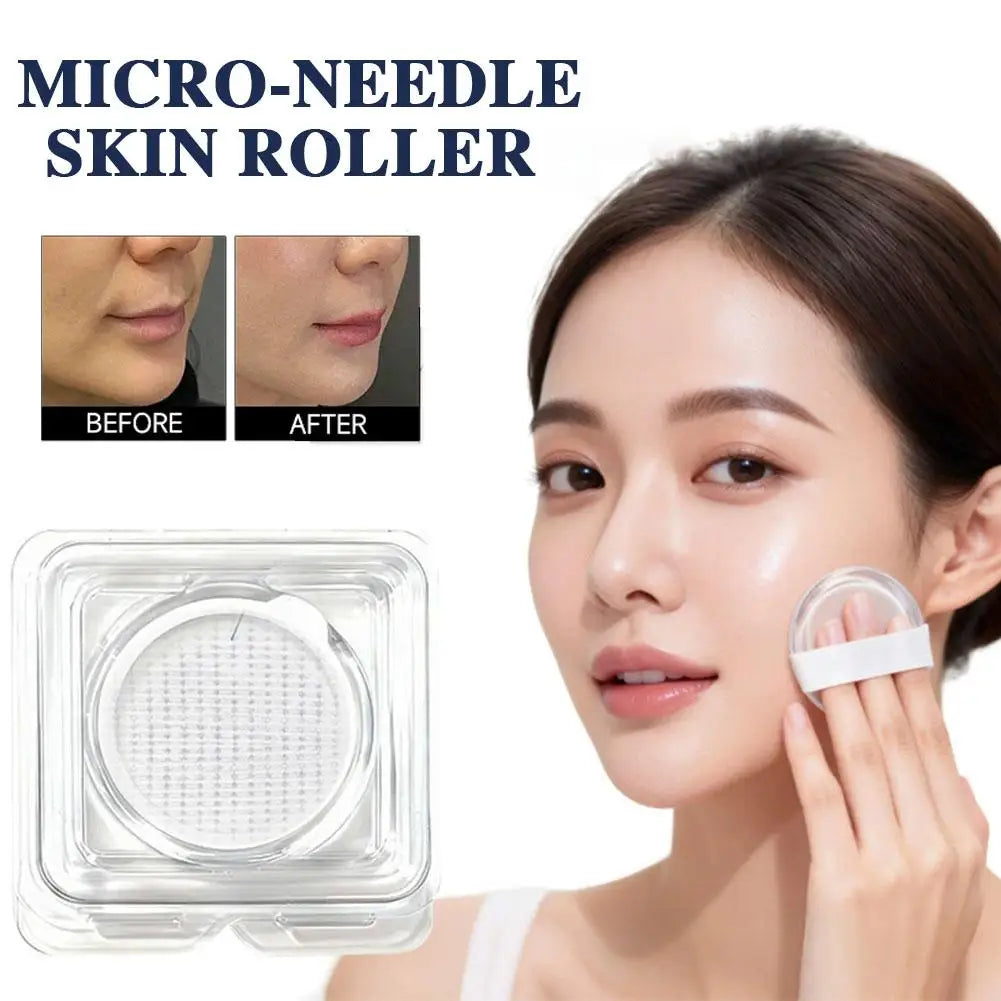 Microneedle Patch + Silicone Puff – 0.25mm Facial Skin Care Microneedle Skin Patch Oasis Select