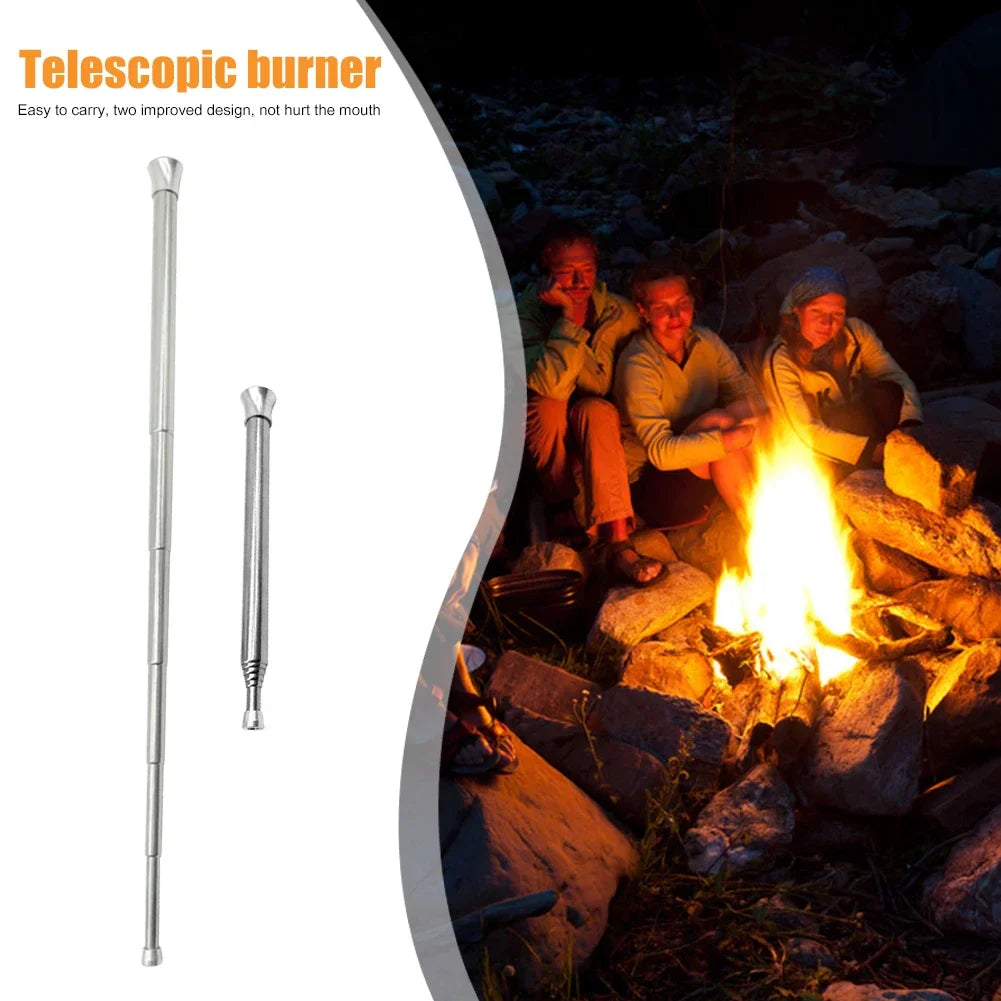 1/2/4pcs Outdoor Cooking Blowpipe, Telescopic Camping Fire Blower, Portable Survival Tool, Essential for Picnic Cooking Oasis Select