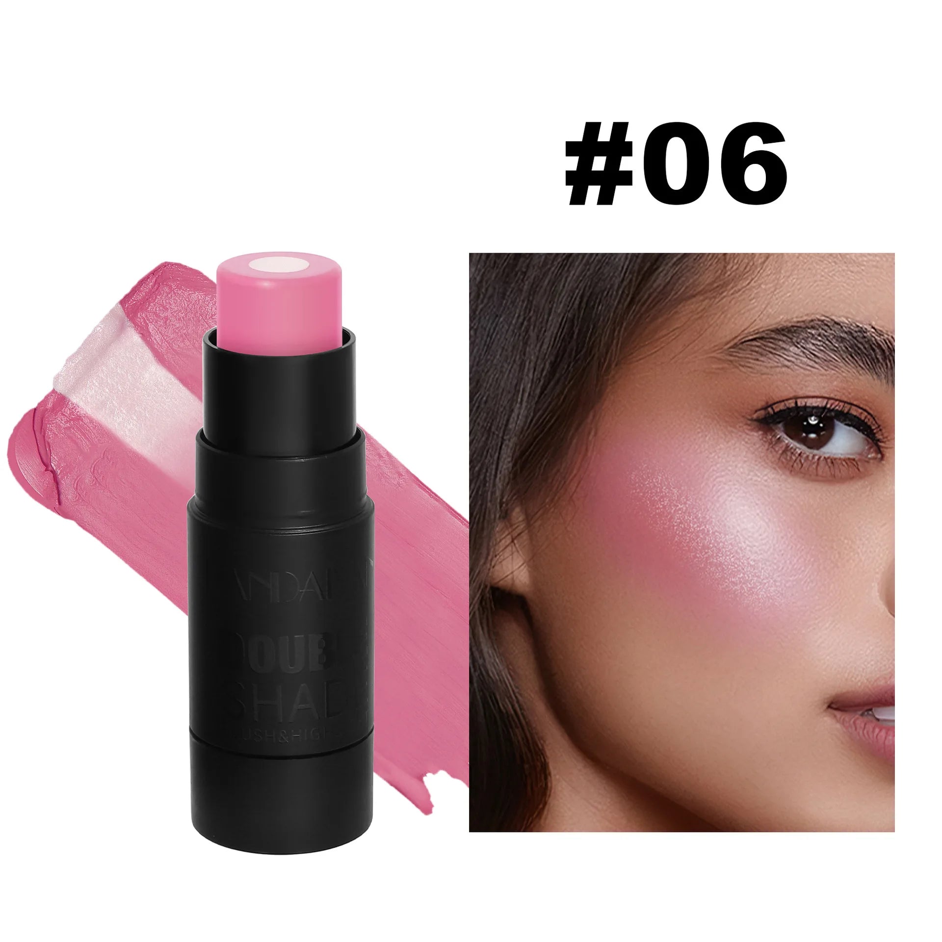 Handaiyan 3-in-1 Blush Highlighter Contour Stick – Cream