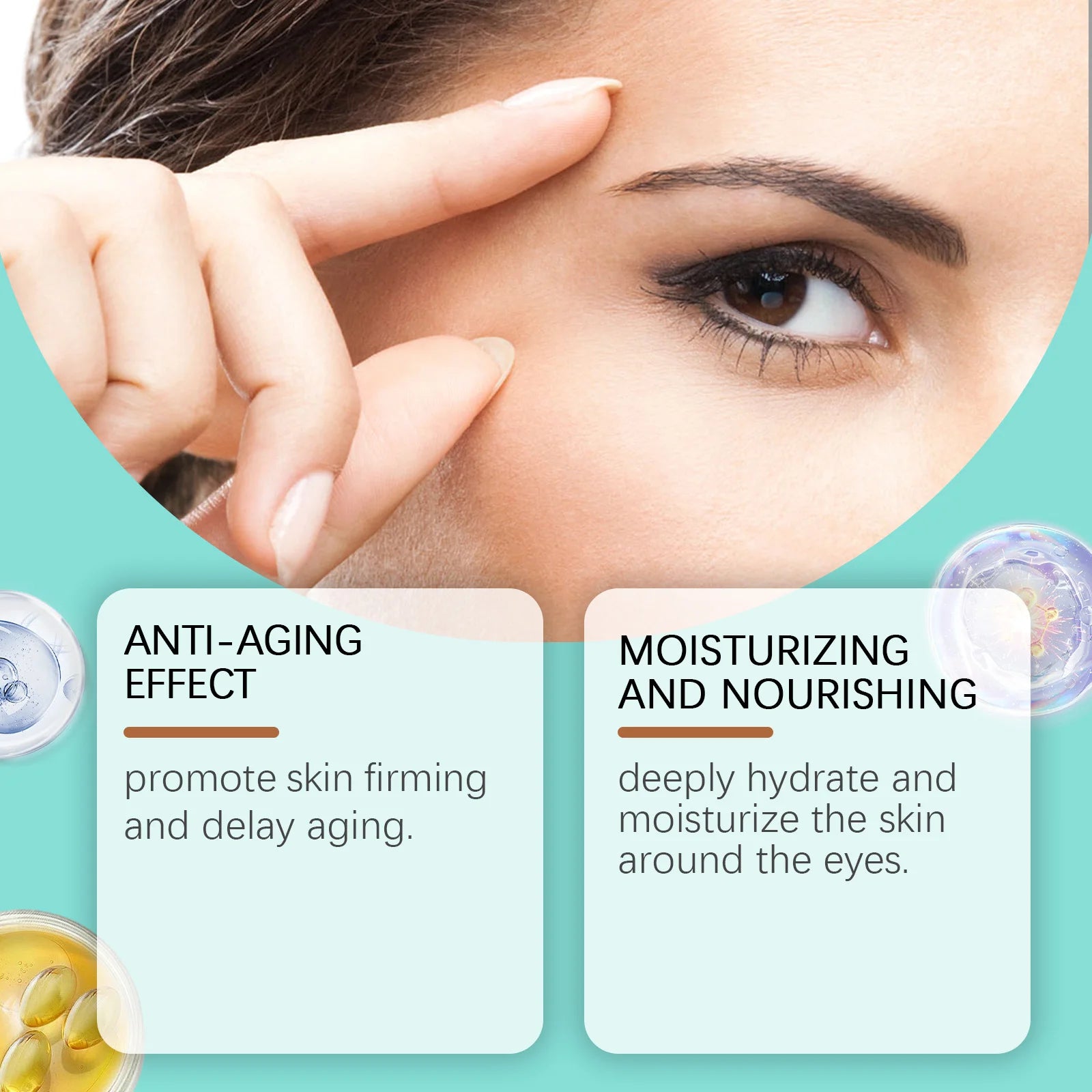 Anti-Aging Eye Cream Remove Fine Lines Dark Circles Improve Puffiness Restore Elasticity Moisturize Firm Brighten Eye Skin Care Oasis Select