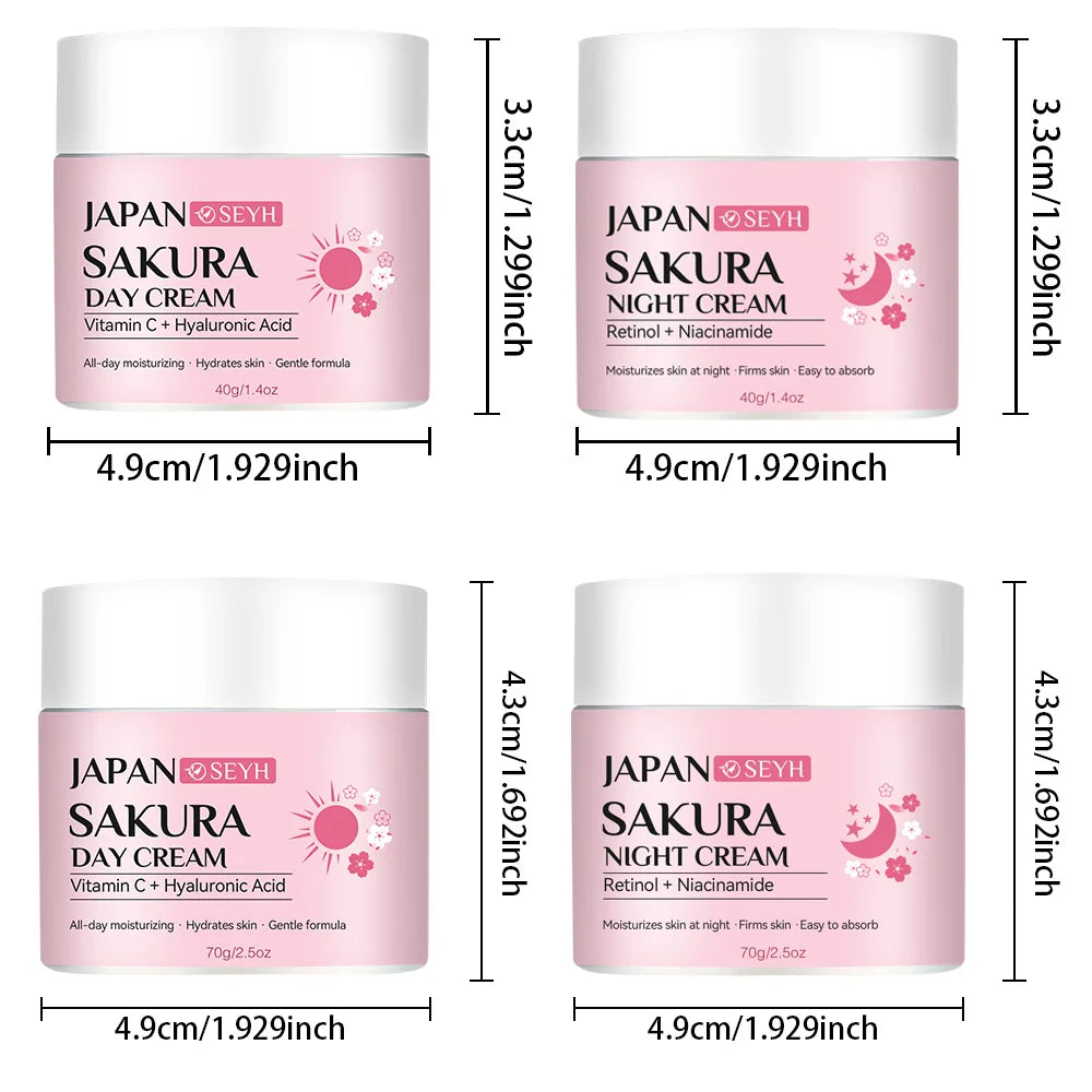 Day Night Repair Cream Rich in Retinol 20% Vitamin C 5% Niacinamide Hydrating Tightening Moisturizing Anti-Aging Skincare Set Su Oasis Select