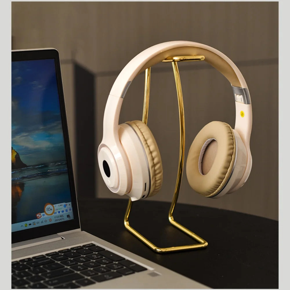 Creative Desktop Headphone Storage Rack Computer Gaming Headphone Holder Simple Geometric Storage Stand Oasis Select