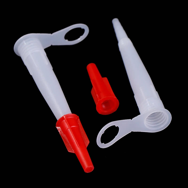 10-Pack Silicone Caulking Nozzle Kit with Re-Sealable Caps