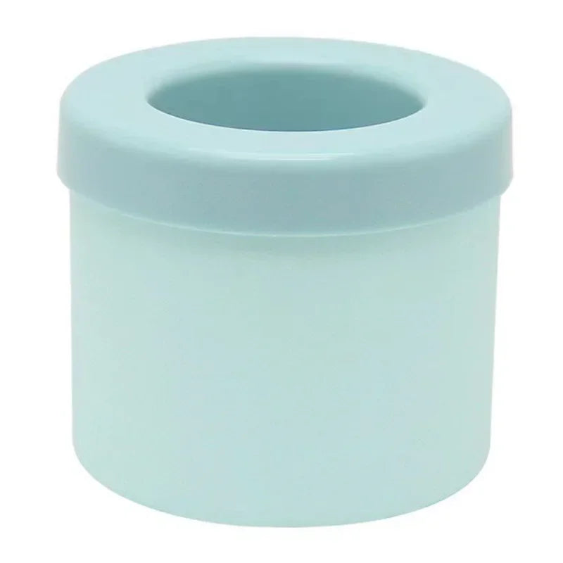 Ice Bucket Cup Mold Ice Cubes Tray Food Grade Quickly Freeze Silicone Ice Maker Creative Design Ice Bucket Whiskey Beer Maker Oasis Select 1PC-blue