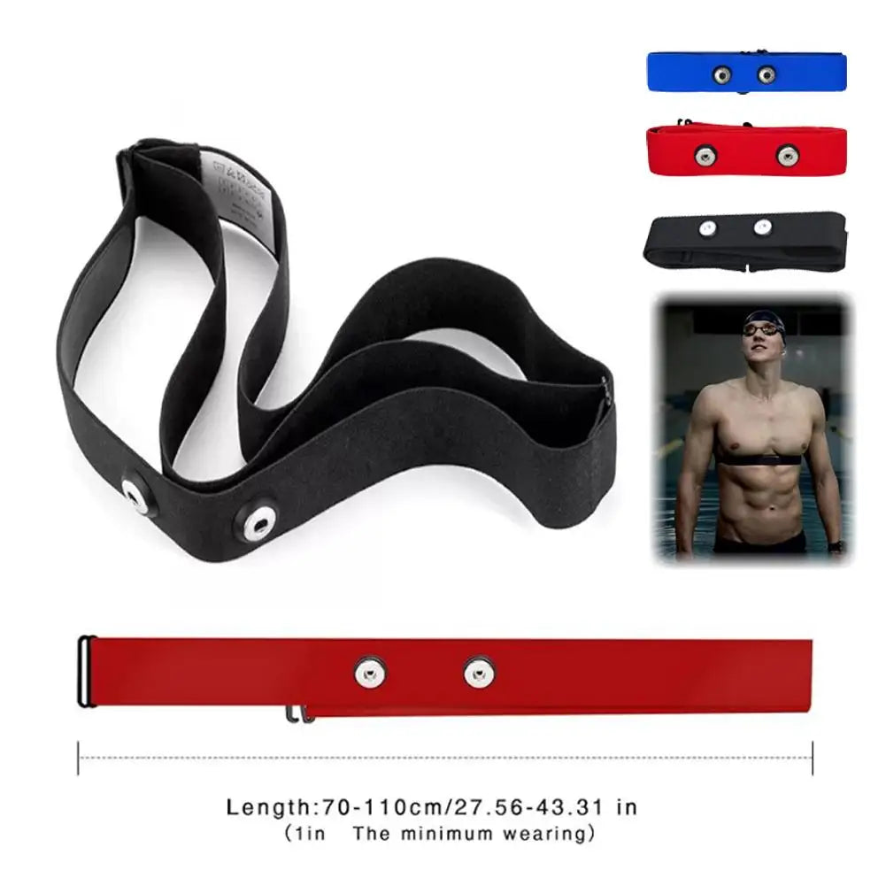 1Pc Heart Rate Monitor Strap Replacement Compatible with Wahoo Tick Garmin Magene Sensor Band Belt Polar H7 H9 H10 Coospo Oasis Select
