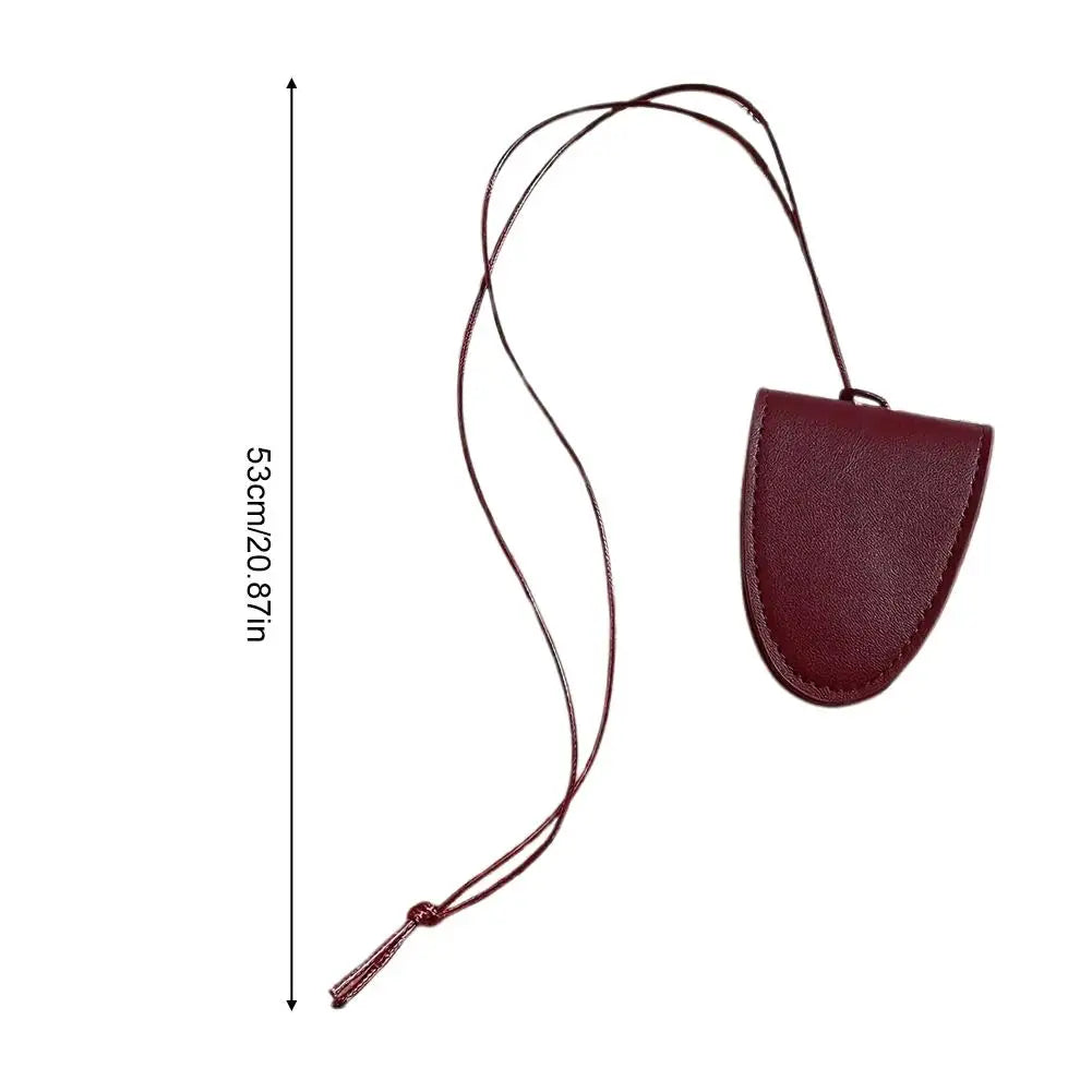 Leather Glasses Neck Lanyard Holder – Unisex Eyewear Pouch