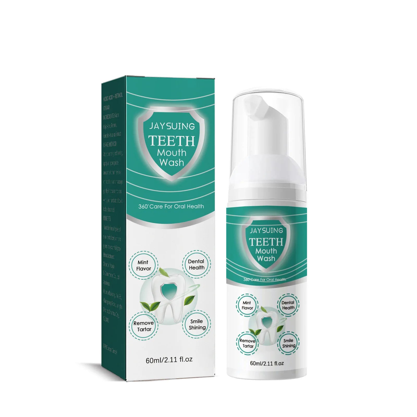 Jaysuing Teeth Whitening Foam Mousse – Plaque & Stain Remover