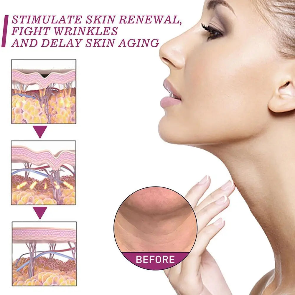 Collagen Neck Cream Nourishing Moisturizes, Lifts, Firms Neck, Reduces Double Chin and Fine Lines, Anti-Aging Rejuvenation Oasis Select