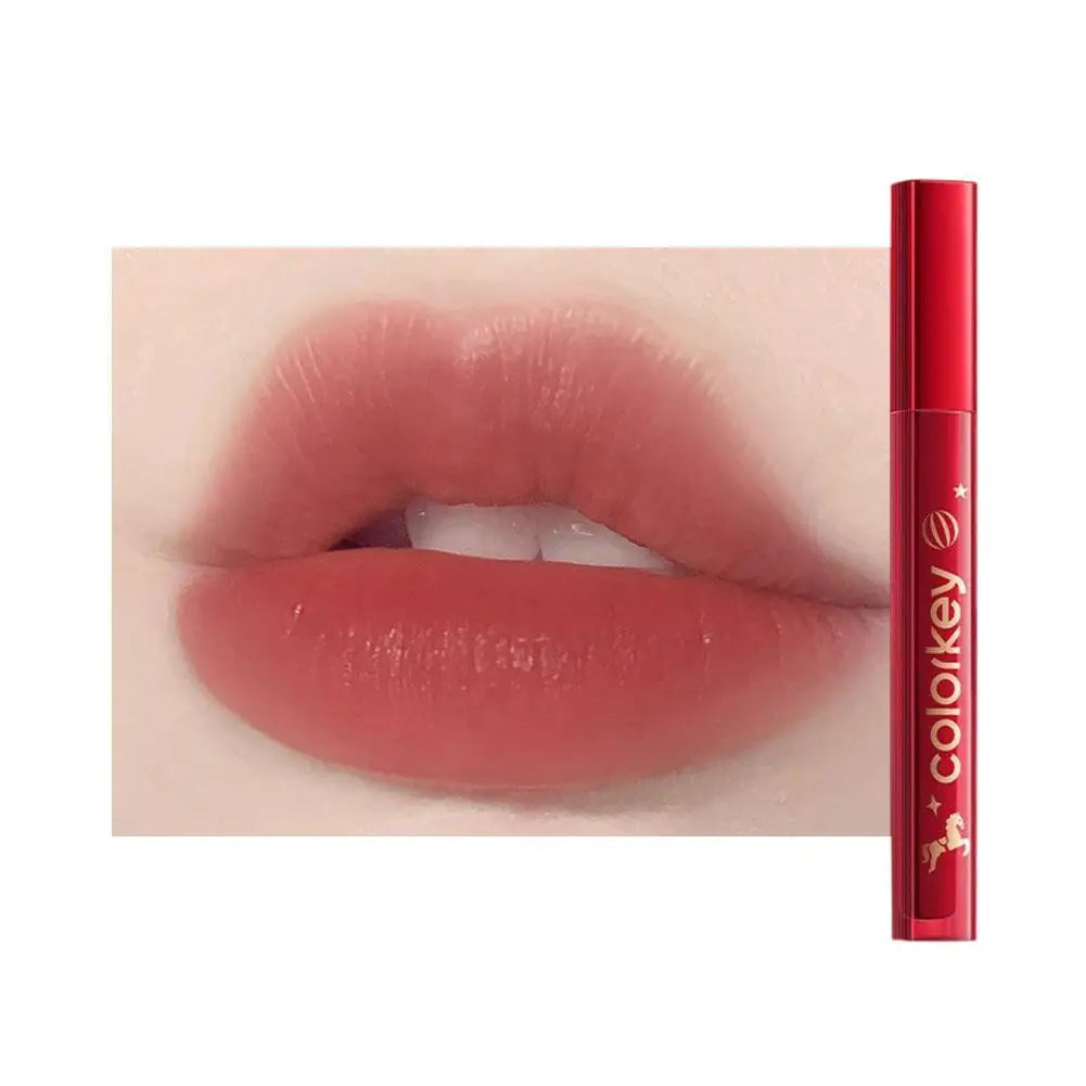 COLORKEY [Year of the Horse Limited Edition] Water Mist Lip Glaze Set Unique Gift Box Matte Velvet Lipstick Eyeshadow Makeup Oasis Select P307 1