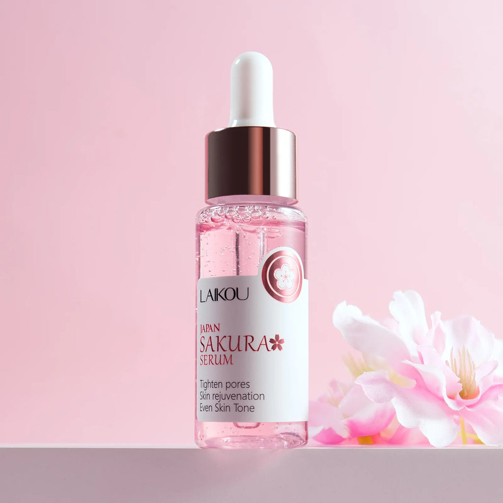 LAIKOU Cherry Blossom Face Serum 30ml – Hydrating & Firming