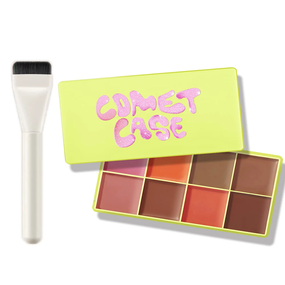Cream Highlighter Blush Contour Palette – Matte & Shimmer