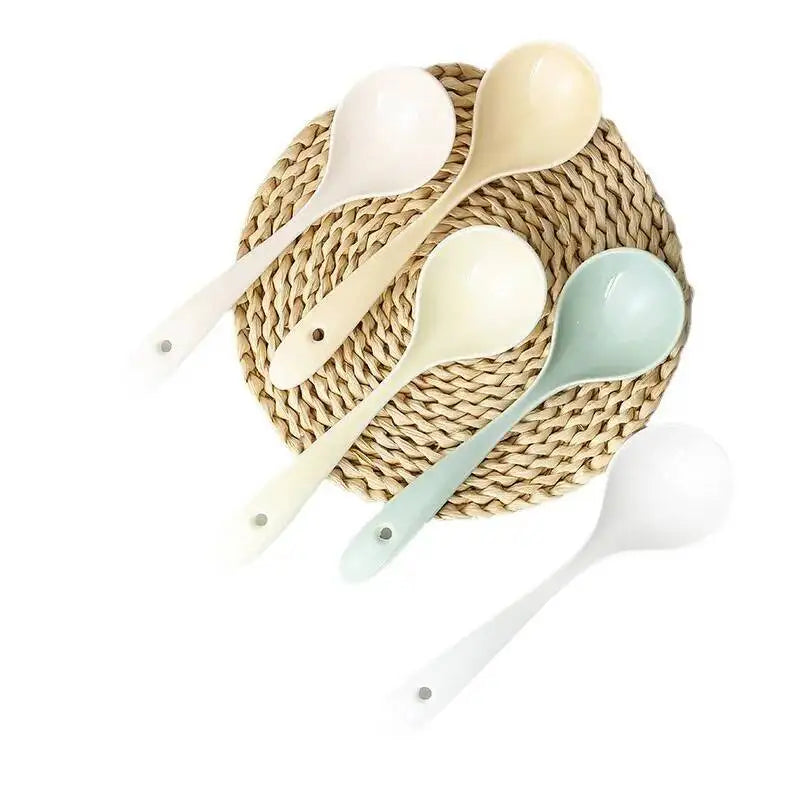 Japanese Ceramic Spoon Restaurant Household Soup Eating Spoon Kitchen Spoon Restaurant Spoon Kitchen Tablewear Oasis Select