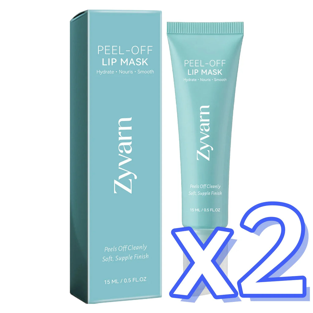 ZYVARN Hydrating Peel-Off Lip Mask – Exfoliate & Moisturize Peel-Off Lip Mask Oasis Select 15g boxed x 2