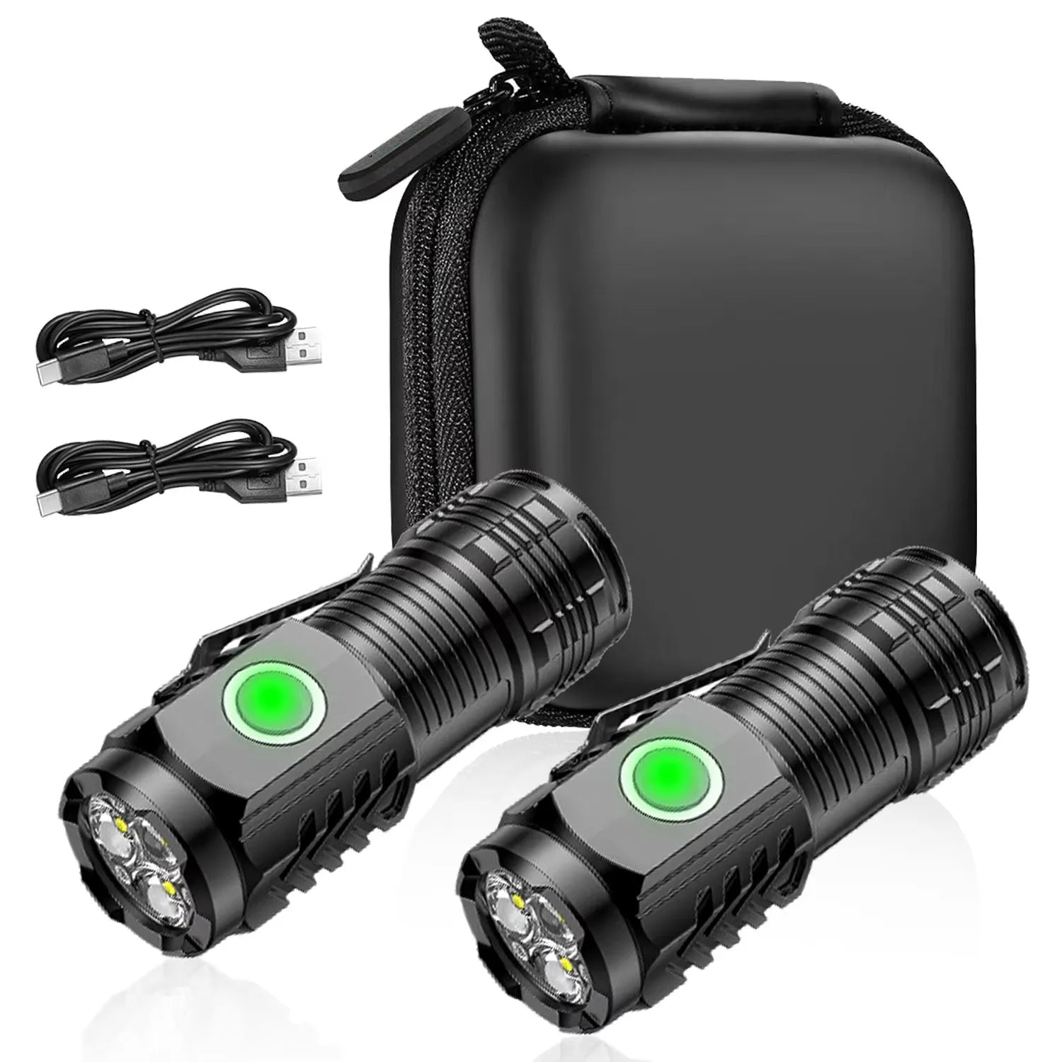 ZHIYU Mini LED Flashlight – Waterproof Pocket Torch & Pen Clip