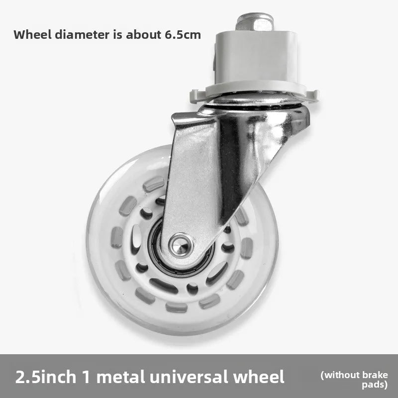 2inch Universal Mute Office Chair Wheel Caster Heavy Duty Swivel Castor Replace Furniture Wheels Roller Rubber Brake DIY Oasis Select G