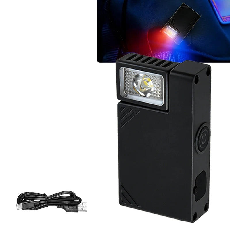 ZHIYU Mini EDC Flashlight 800LM LED COB USB-C Rechargeable