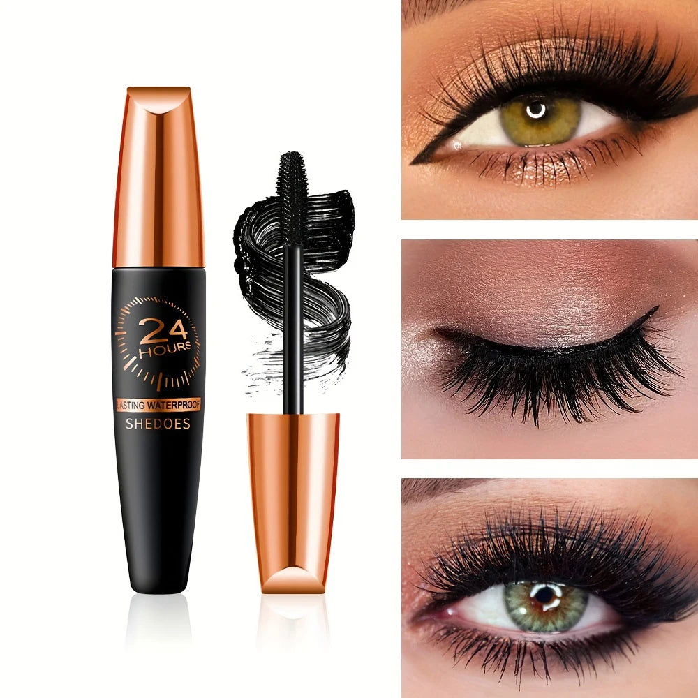 Waterproof Slim Black Mascara – Smudge-Proof Natural Lashes Waterproof Mascara Oasis Select