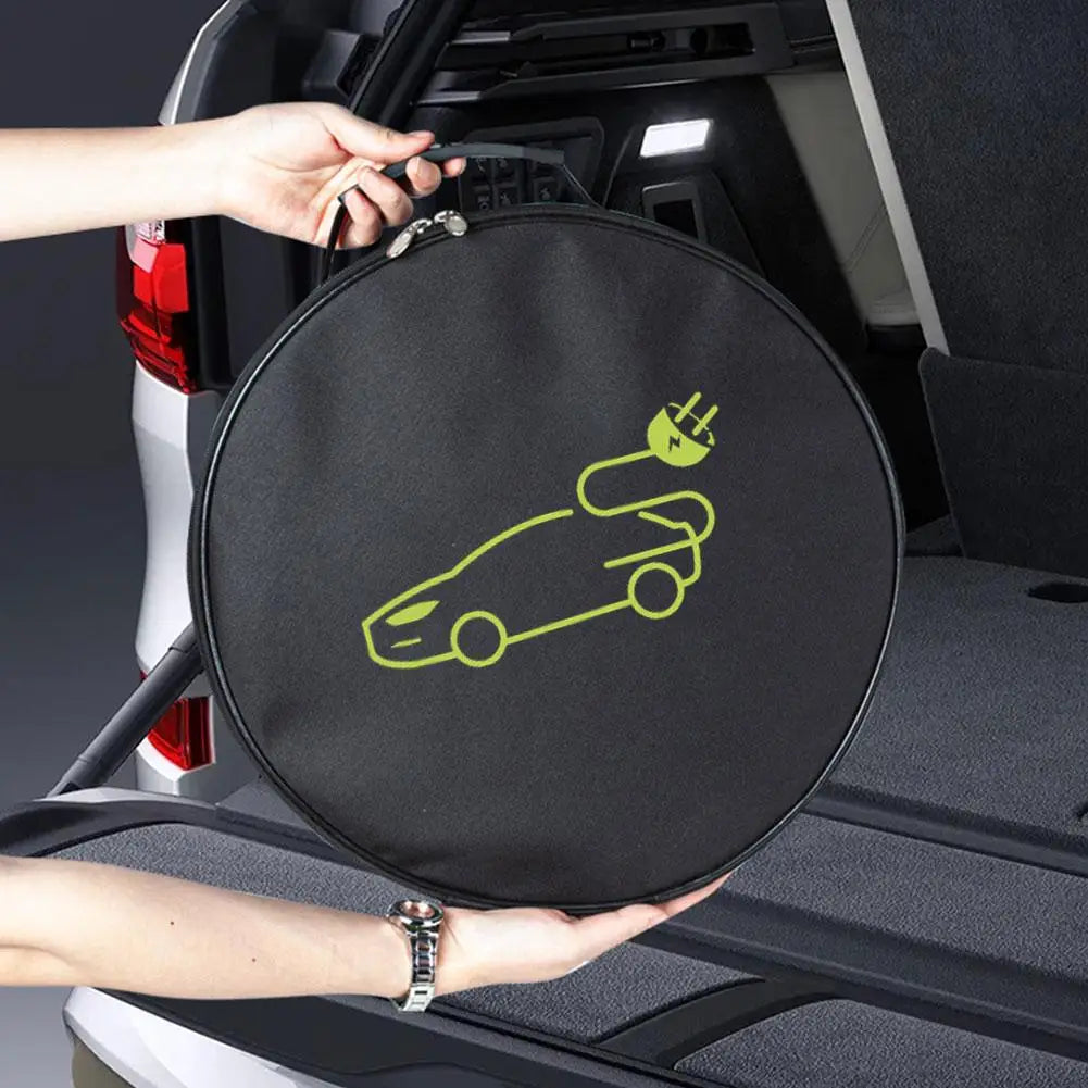 EV Charging Cable Storage Bag – Waterproof & Flame-Retardant Car Cable Storage Bag Oasis Select