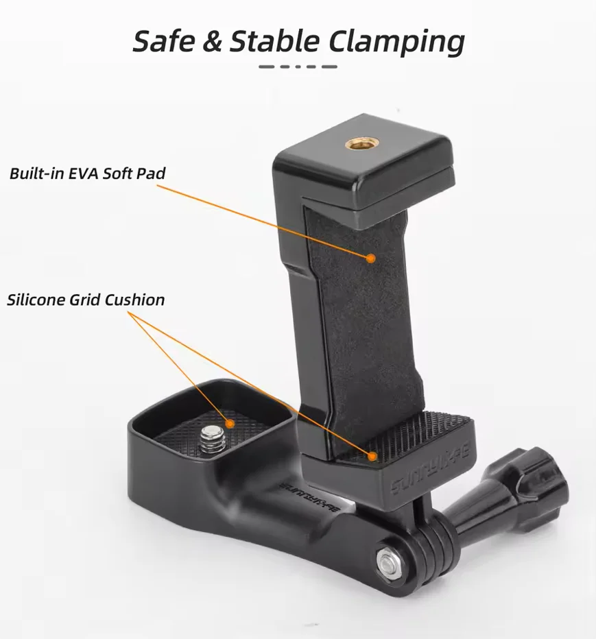 Front Phone Mount for DJI Osmo Pocket 4/3 | Tripod Bracket