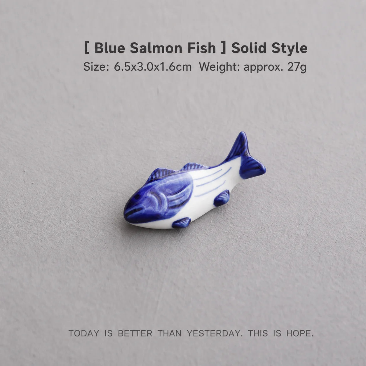 Ceramic Fish Chopstick & Pen Holder – Decorative Desk Ornament