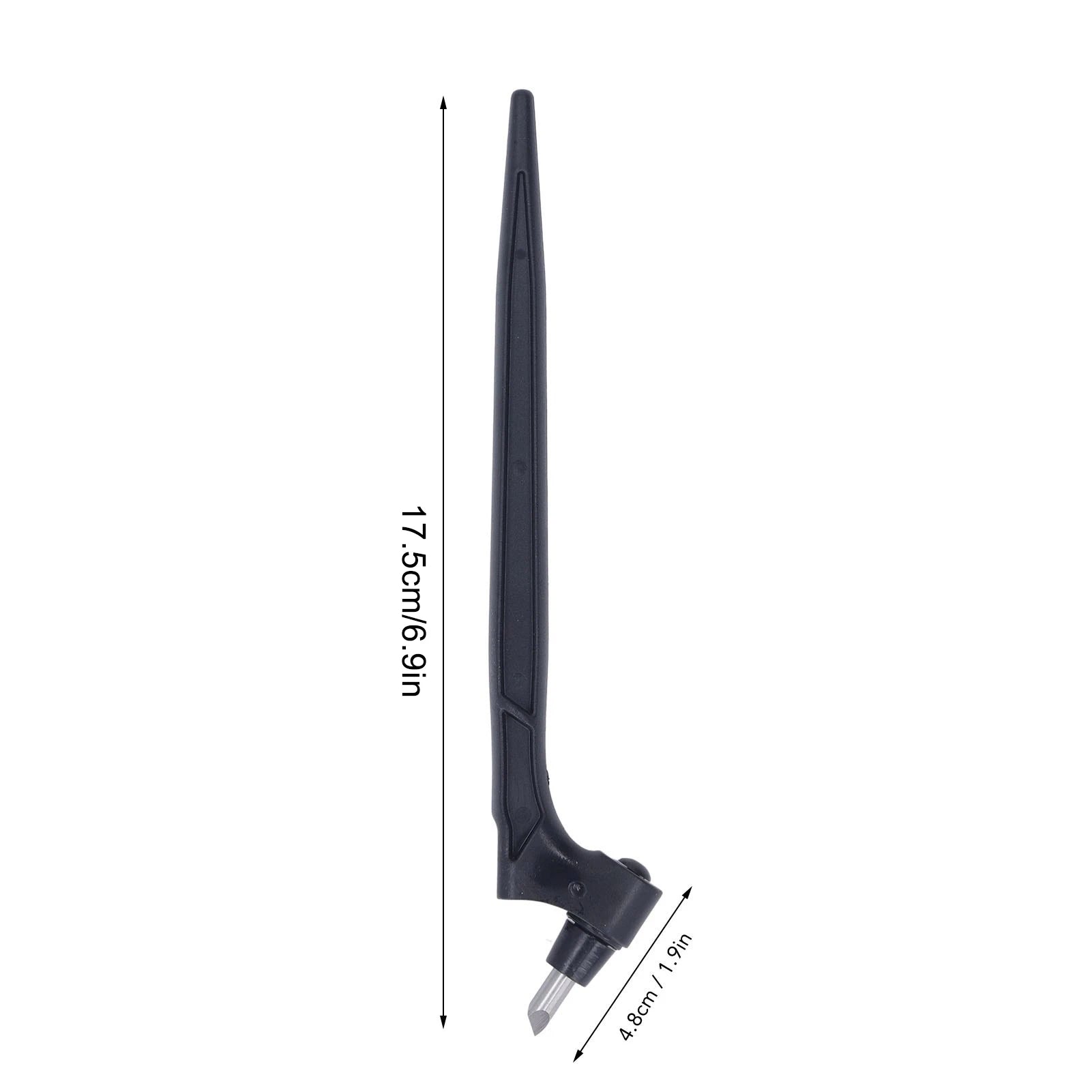 Adjustable Drawing Tool Drawing Maker Tool Adjustable Rotatable Round Template Ruler Black with Carving Knife Oasis Select