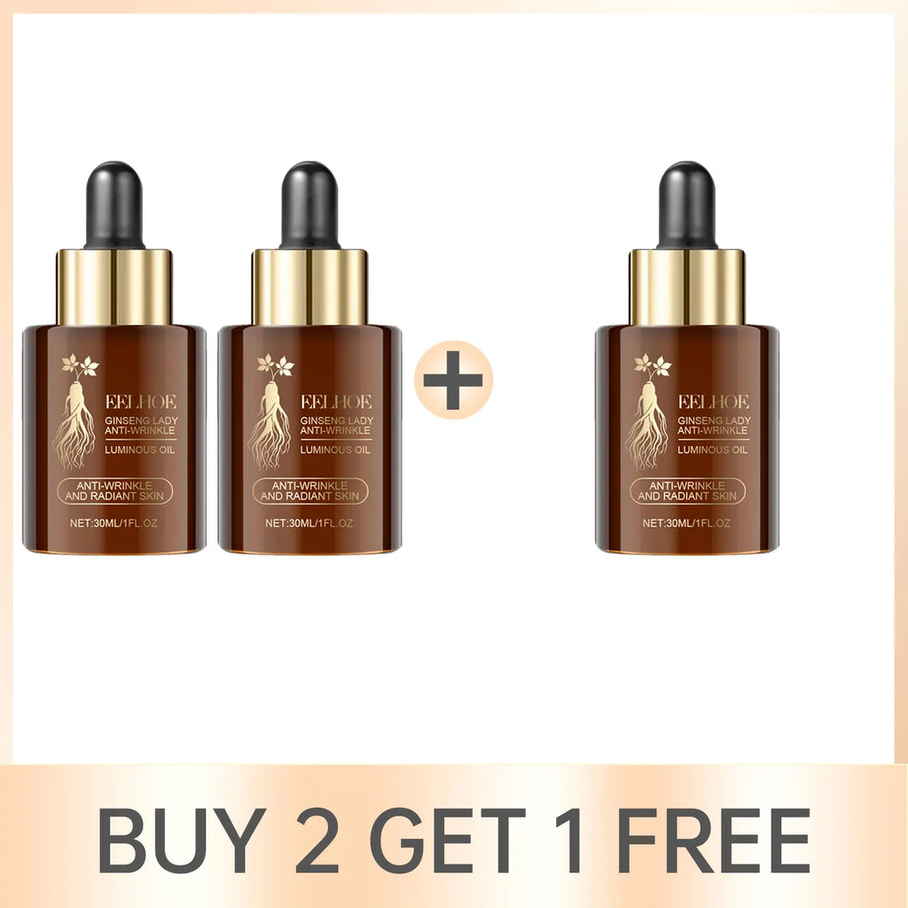 EELHOE Ginseng Face Essence Anti-Wrinkle Firming Serum 30ml Face Serum Essence Oasis Select Buy 2 Get 1 Free
