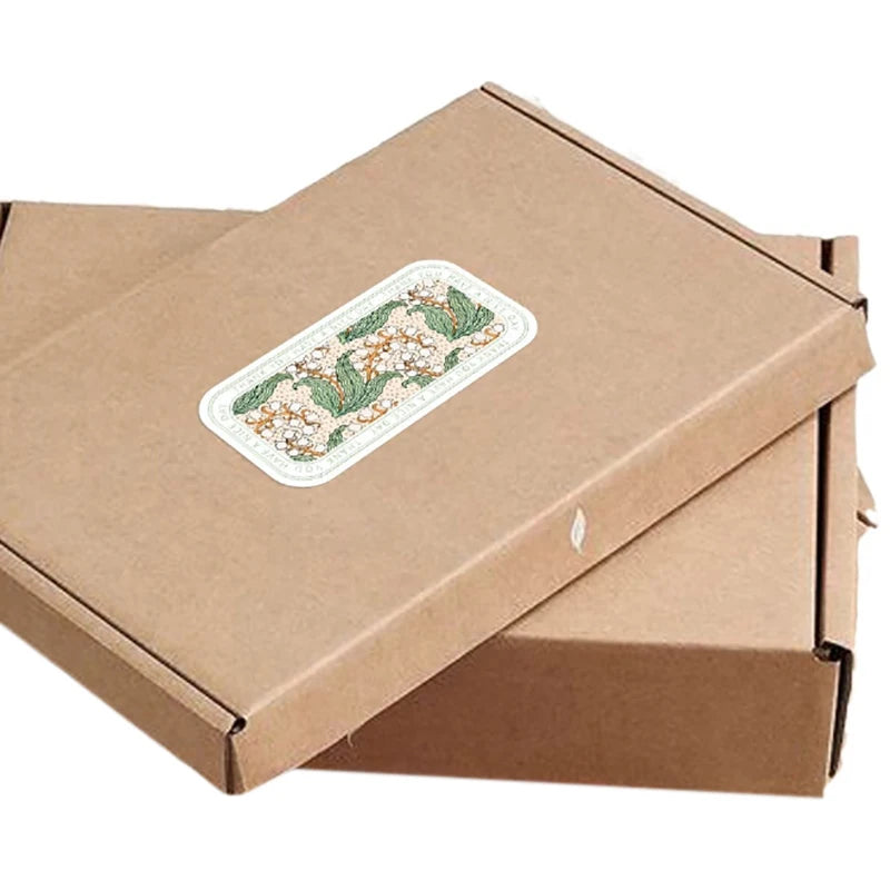 100pcs/wrap This Package Is Happy To See You Too Stickers Small Business Gift Box Packaging Decor Thank You Sticker Seal Labels Oasis Select