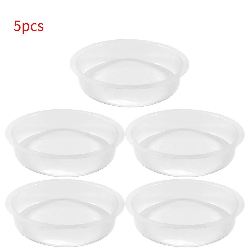 Outdoor Garden Hummingbird Water Dish Tray Replacement Plastic Birdbath Bowl For Wild Bird Feeding Station Drinker Water Feeding Oasis Select 5pcs