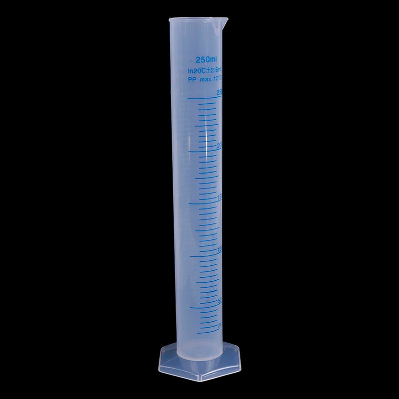 New Sale 250ml measuring cylinder blue scale acid and alkali resistant measuring cylinder Oasis Select