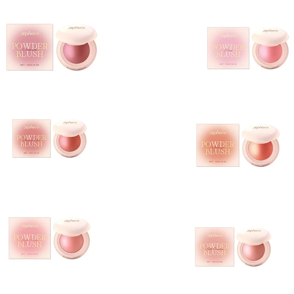 Zephoco Silky Moisturizing Blush – Pigmented Radiant Finish