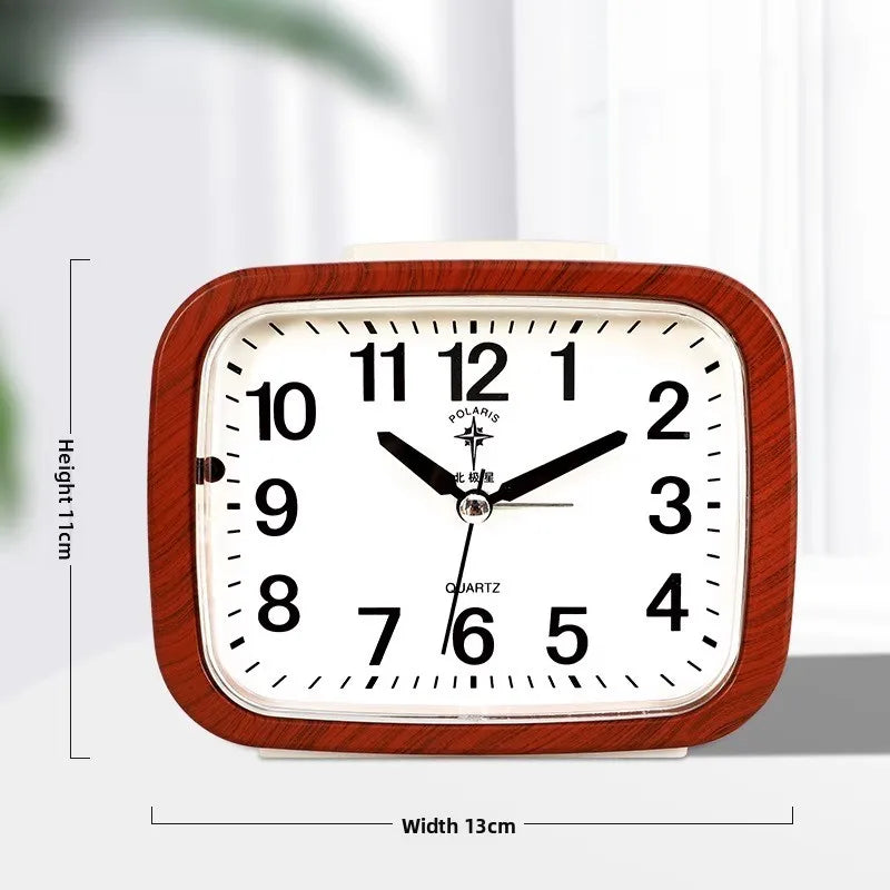 Clock Living Room Desktop Decoration Bedside Clock Table Desktop Home Decoration Ornament with Backlight Minimalist Style Oasis Select A