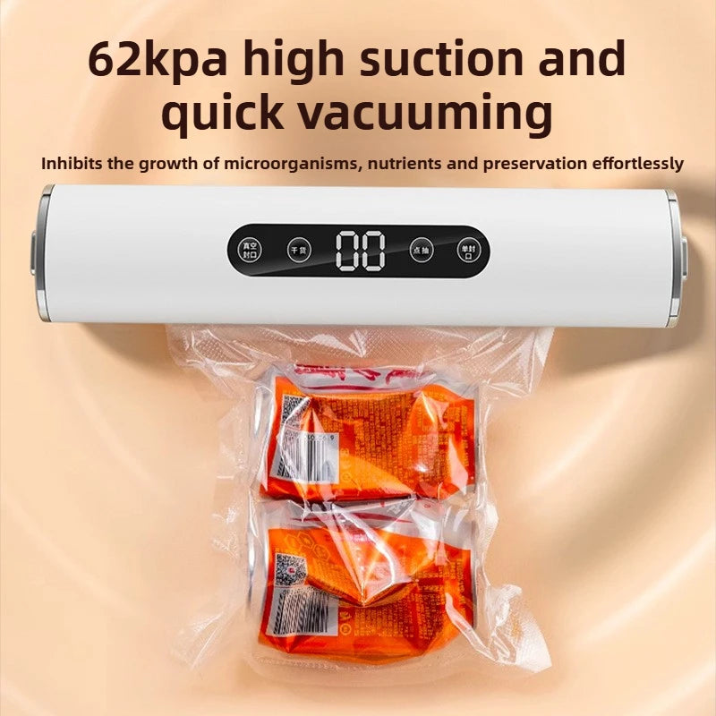 Professional Vacuum Sealer for Food Vacuumor for Products Kitchen Sealing Machine Cuisine Packaging Plastic Bag Sealant Oasis Select