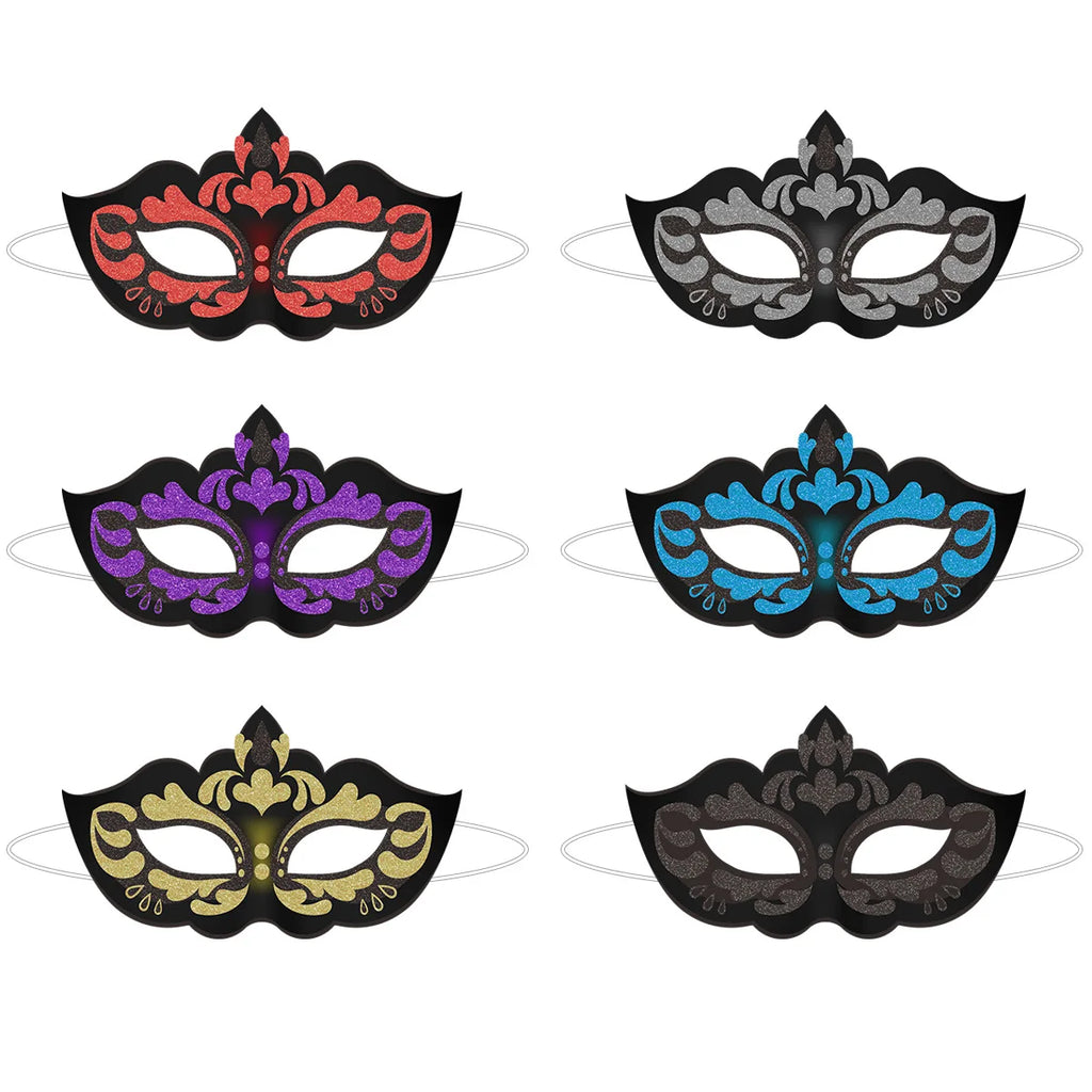 Half Face Mask Glittering Masquerade PartyMasks Role Play Nightclub Half Face Eye Maskween Party for Fancy Dress Christmas Party Oasis Select
