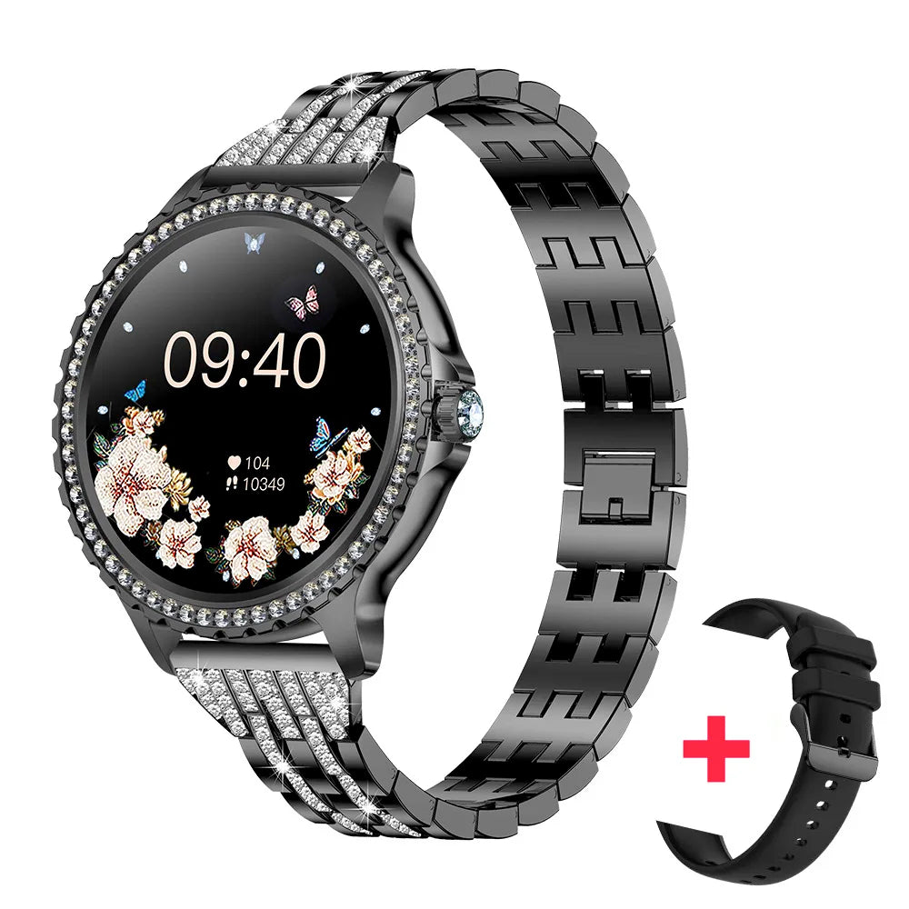 2025 New Blue Tooth Call Woman Smart Watch Man Sports Fitness Bracelet Waterproof Body Temperature Smartwatch For Android IOS Oasis Select BK3MXI A BKS