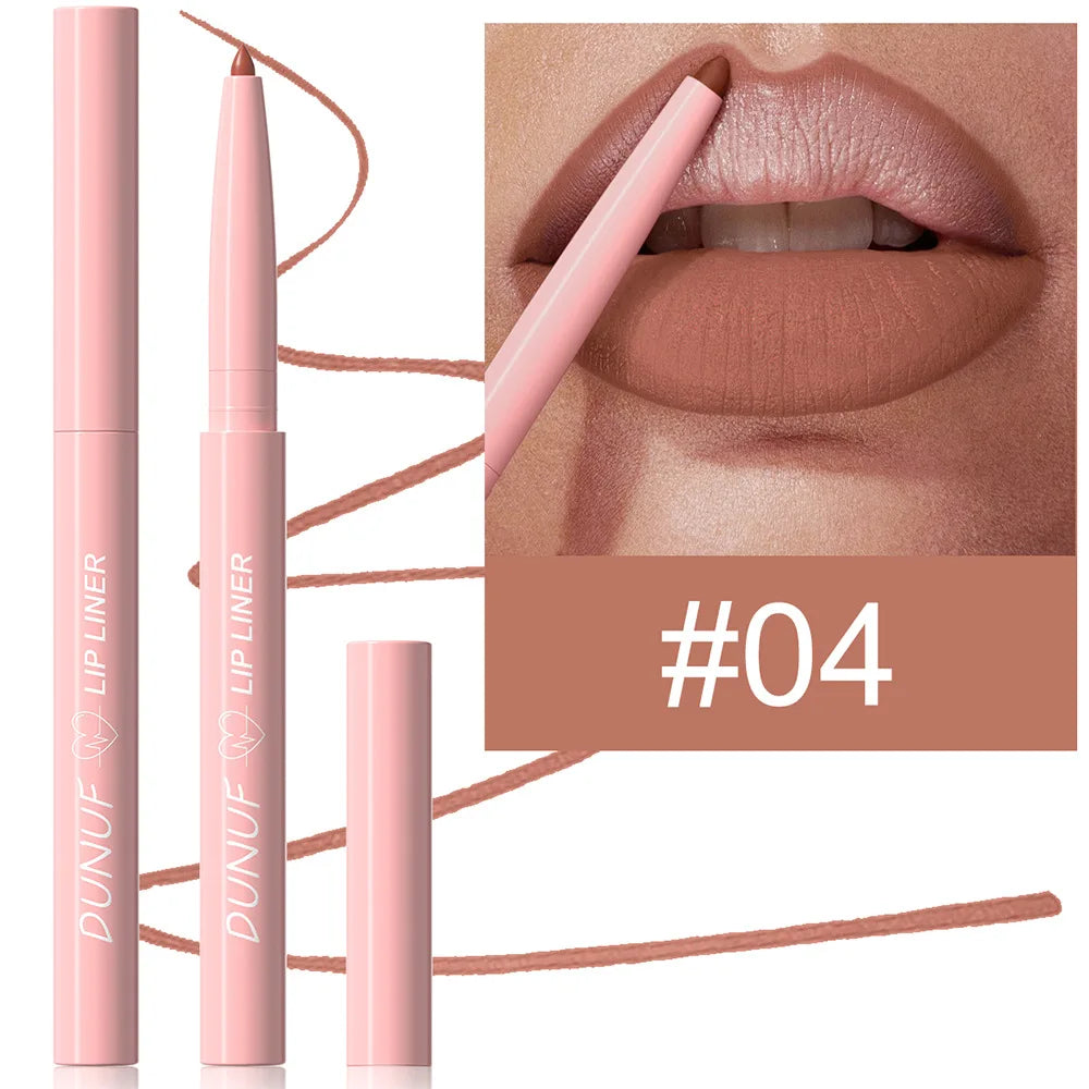 1 PCS Matte Velvet Lipliner | Lipstick Waterproof Long-lasting Non-stick Cup High Pigment Multifunctional Bright Red Nude Y2K Oasis Select 04 0.25g