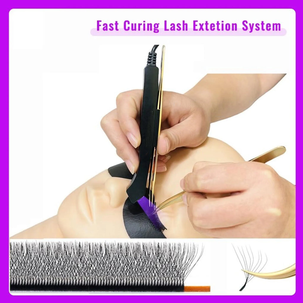 Eyelash Extension Lamp Lash Light with Foot Pedal 5W Fast Curing 395 to 400nm Safe Aluminum Alloy for Eyelash Extension Nail Art Oasis Select