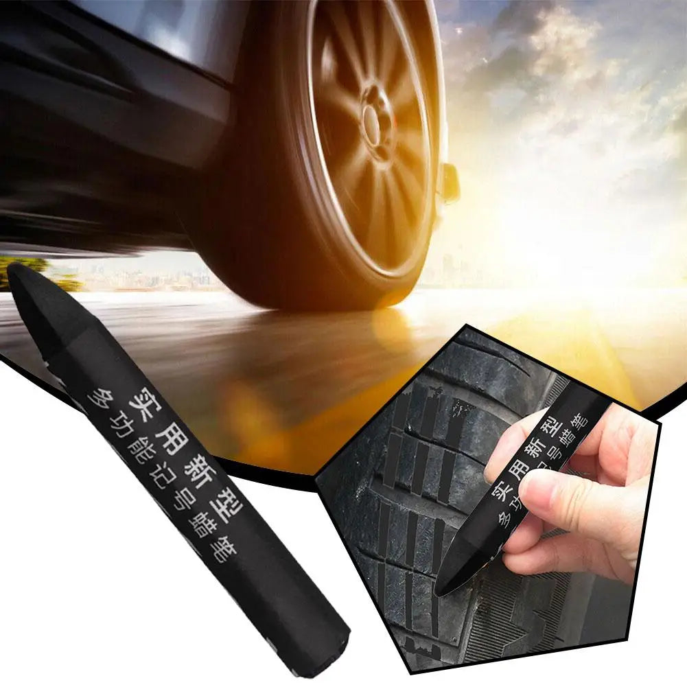 Portable Crayon Marker For Tire Waterproof Oil Resistant Marker Lightweight Crayon Marker Motorcycle Electric Vehicle Fade Oasis Select