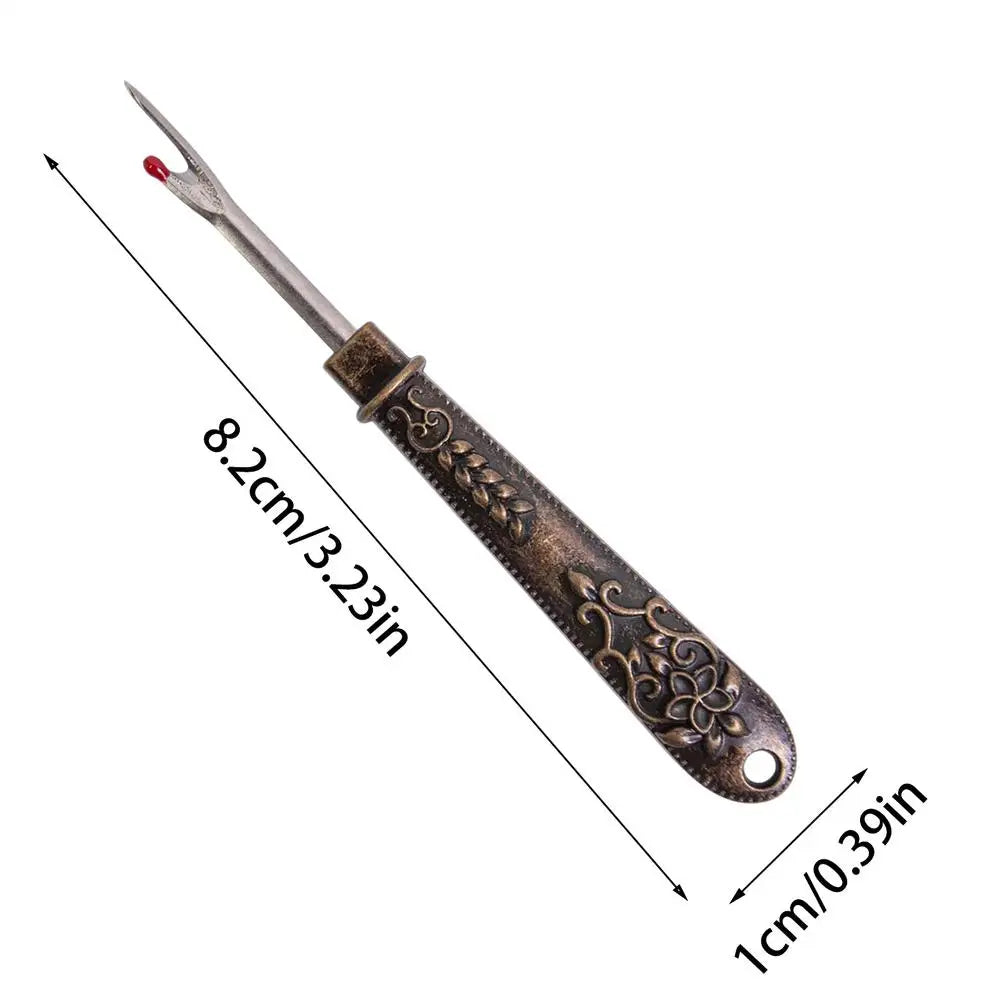 Seam Ripper Tool Vintage Thread Ripper Tool Metal Thread Ripper Unpicker Versatile Sewing Seam Cutter For Removing Sewing Thread Oasis Select Bronze