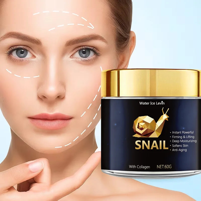 Snail Mucin Cream – Hyaluronic Acid & Collagen Deep Moisture Snail Mucin Moisturiser Oasis Select