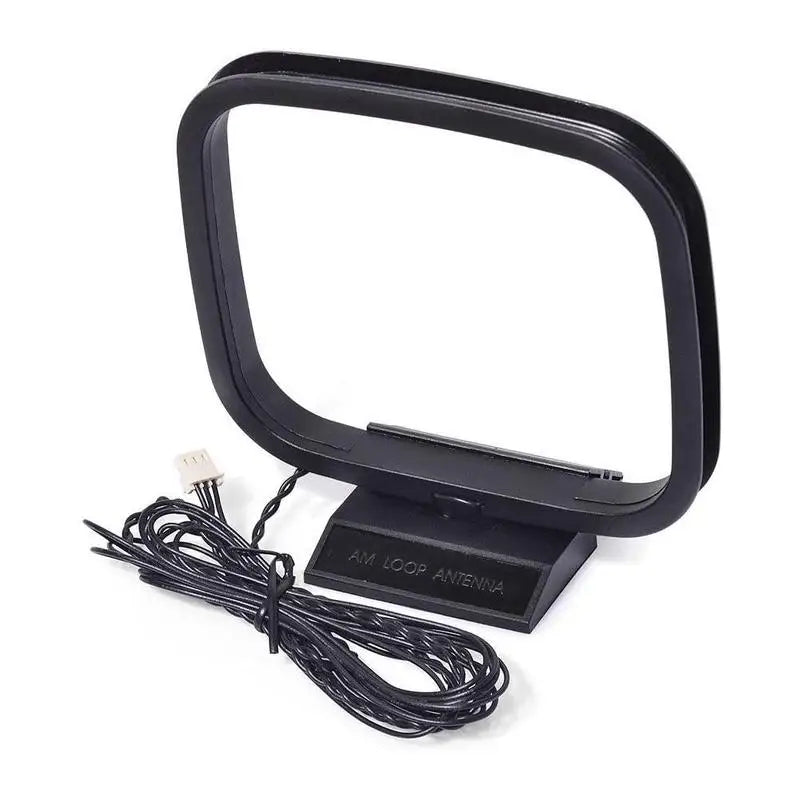 Mini FM AM Loop Antenna 360° Signal for Hi-Fi Stereo Systems