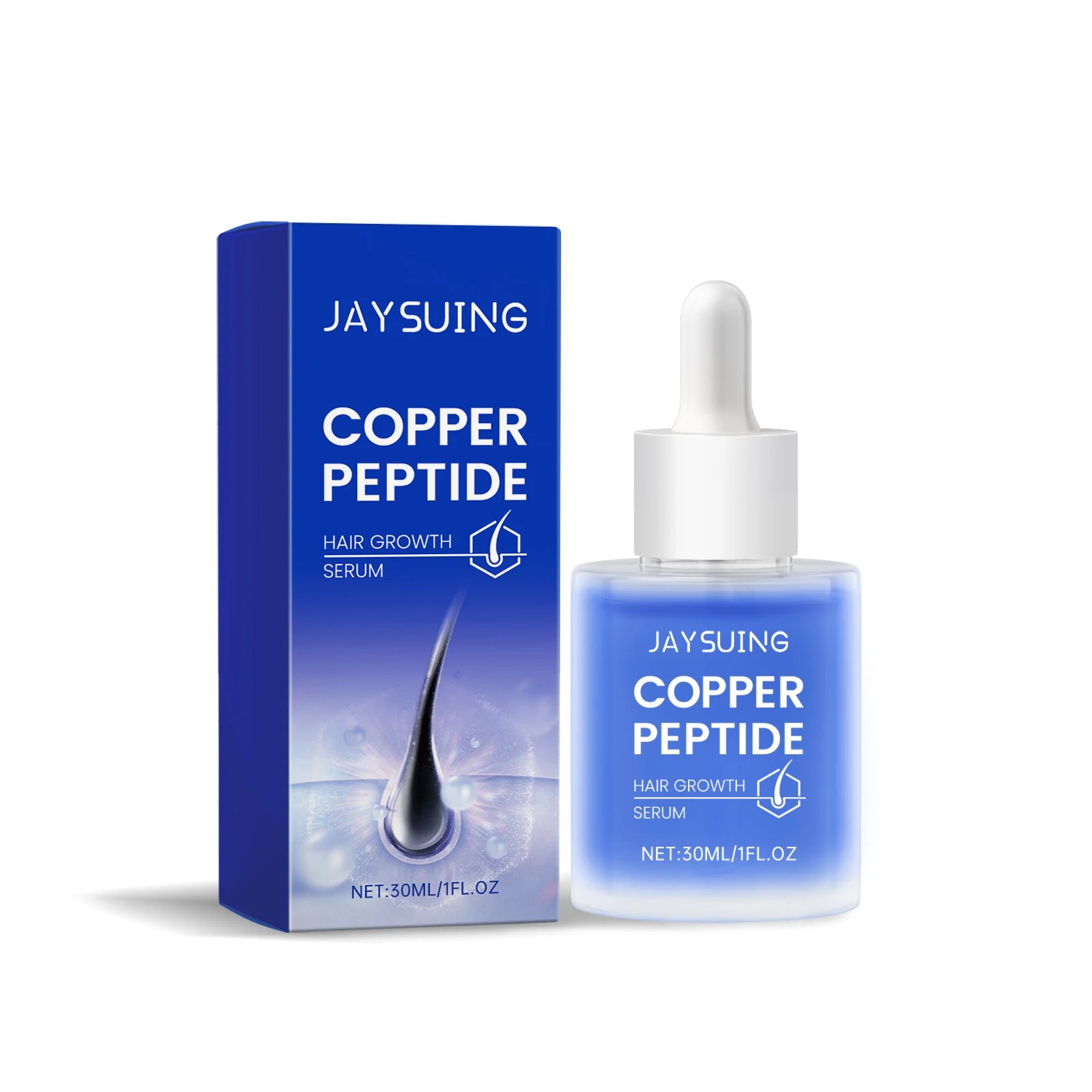 Copper Peptide Hair Growth Set – Shampoo, Serum, Spray & Oil Hair Growth Care Set Oasis Select Growth Serum 30ml