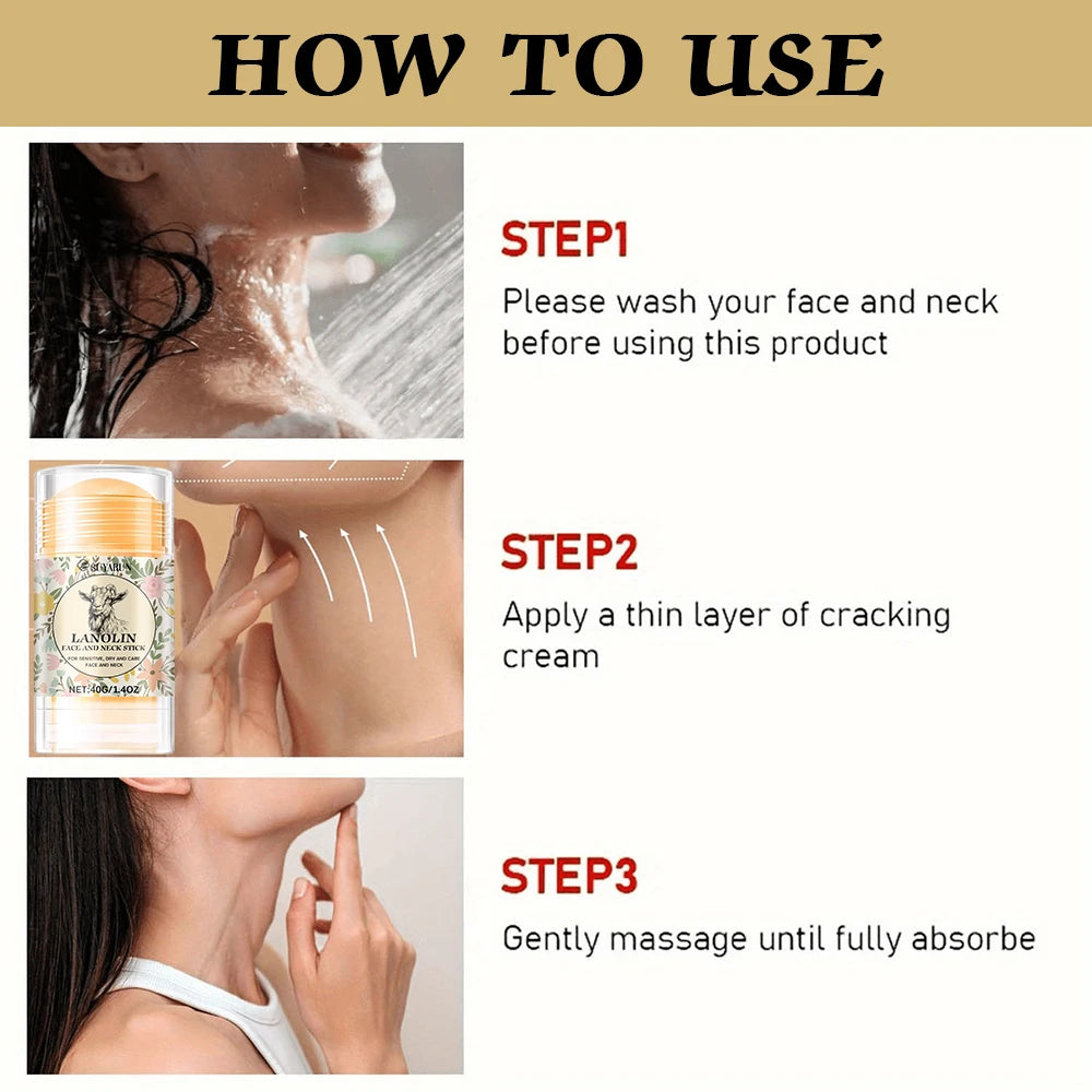 SUYARUN Tallow Neck and Facial Cream Stick Care Moisturizes and nourishes your dry rough skin with deep neck facial cream. Oasis Select