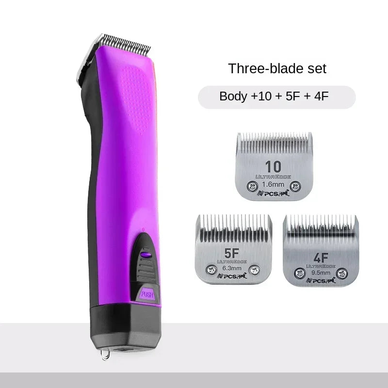 Professional Shaver Pet Electric Clipper Dog Electric Clipper Plug-in Dual-use Cat Teddy Shaver Electric Pusher CP-9060 Set Oasis Select