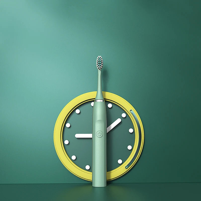 URGGU Ultrasonic Electric Toothbrush USB Rechargeable Set