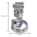 Adjustable Shower Rack Suction Cup Type Lotus Canopy Bracket Handheld Shower Head Bathroom Nozzle Fixed Base Oasis Select sliver