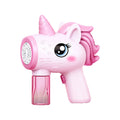 Unicorn Electric Bubble Gun Toy with LED Lights for Kids 3–6 Electric Bubble Gun Oasis Select Pink United States