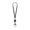 Neck Strap Key Chain Lanyard Card Holder Badge Reel Phone Key Ring ID Name Card Nurse Retractable Badge Holder Office Supplies Oasis Select Black