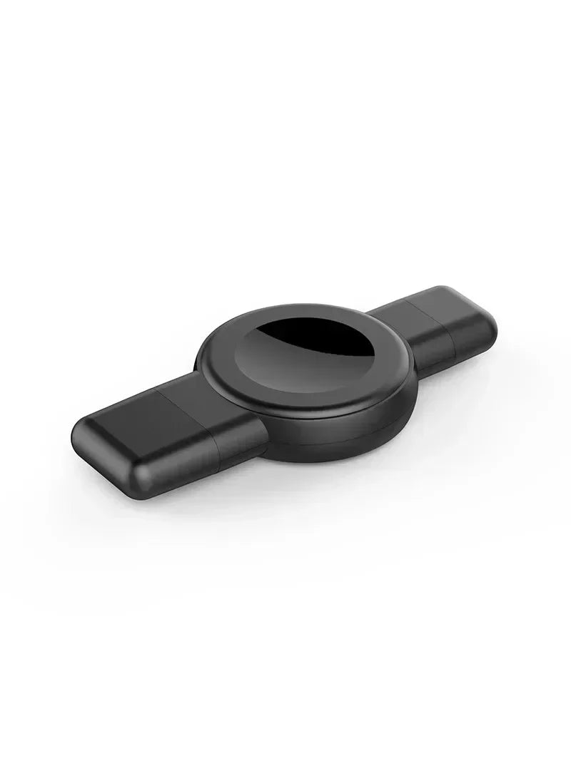 2 In 1 USB Type C Magnetics Watch Wireless Charger for Samsung Watch Galaxy 4 5 6 Active 1/2 Apple IWatch 2-8 SE Charging Stand Oasis Select black