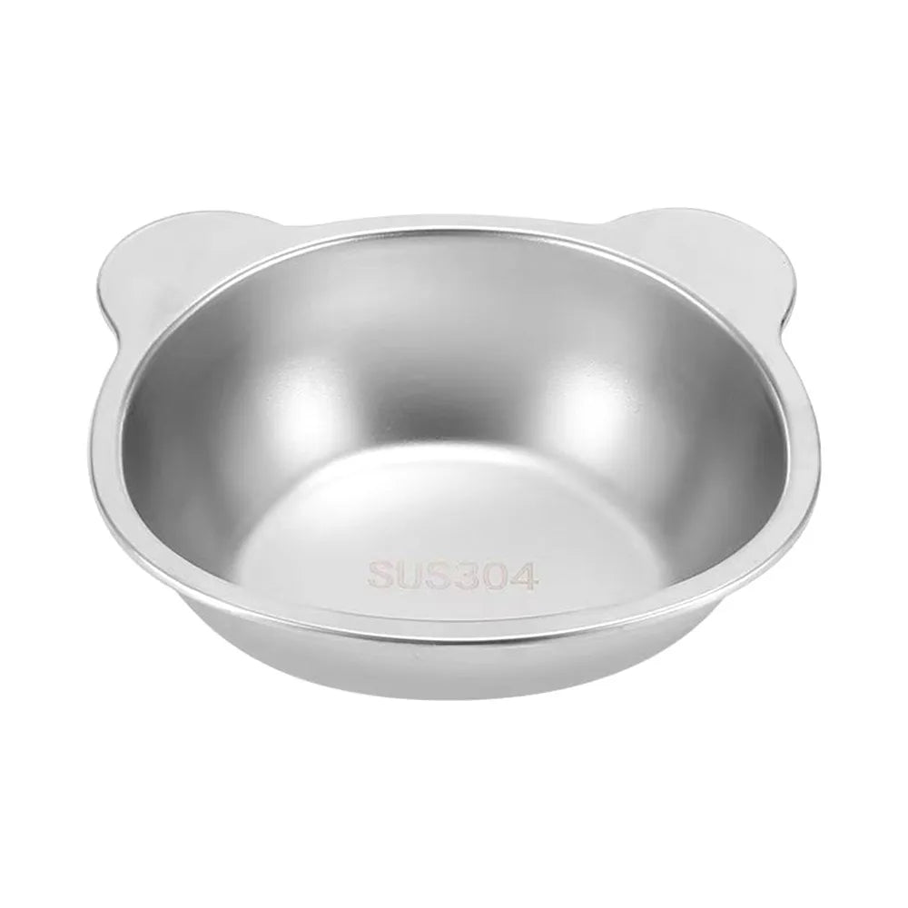 Stable Raised Cat Bowls Tilted Elevated 15° Dog Bowls Shatter-resistant 304 Stainless Steel Cat Food Bowl for Puppy and Cat Oasis Select 1pc Bowl